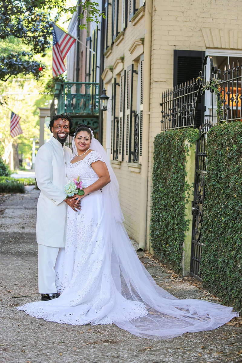 Elopement near Troup Square Savannah GA - destination Elopement