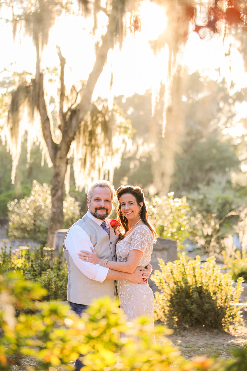 Boneventure Cemetery in the fall with gorgeous lighting