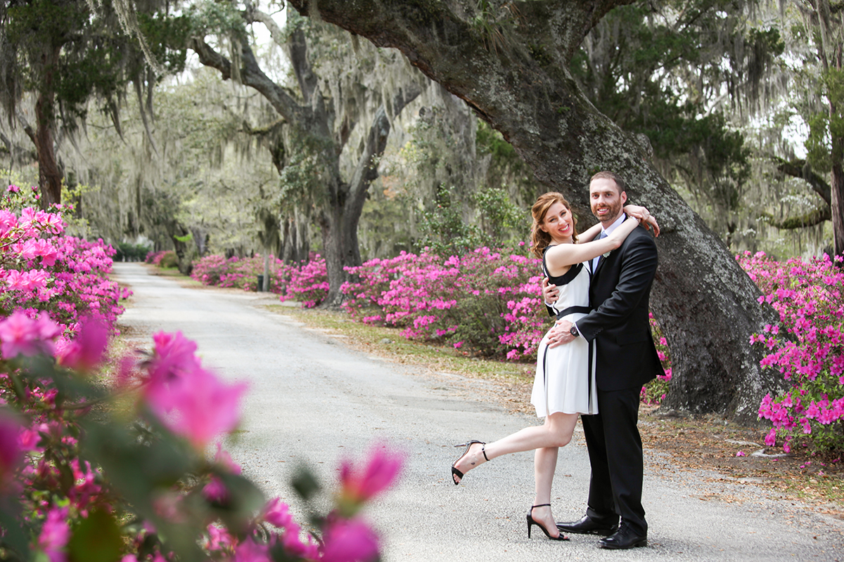 Beautiful cemetery wedding Savannah GA