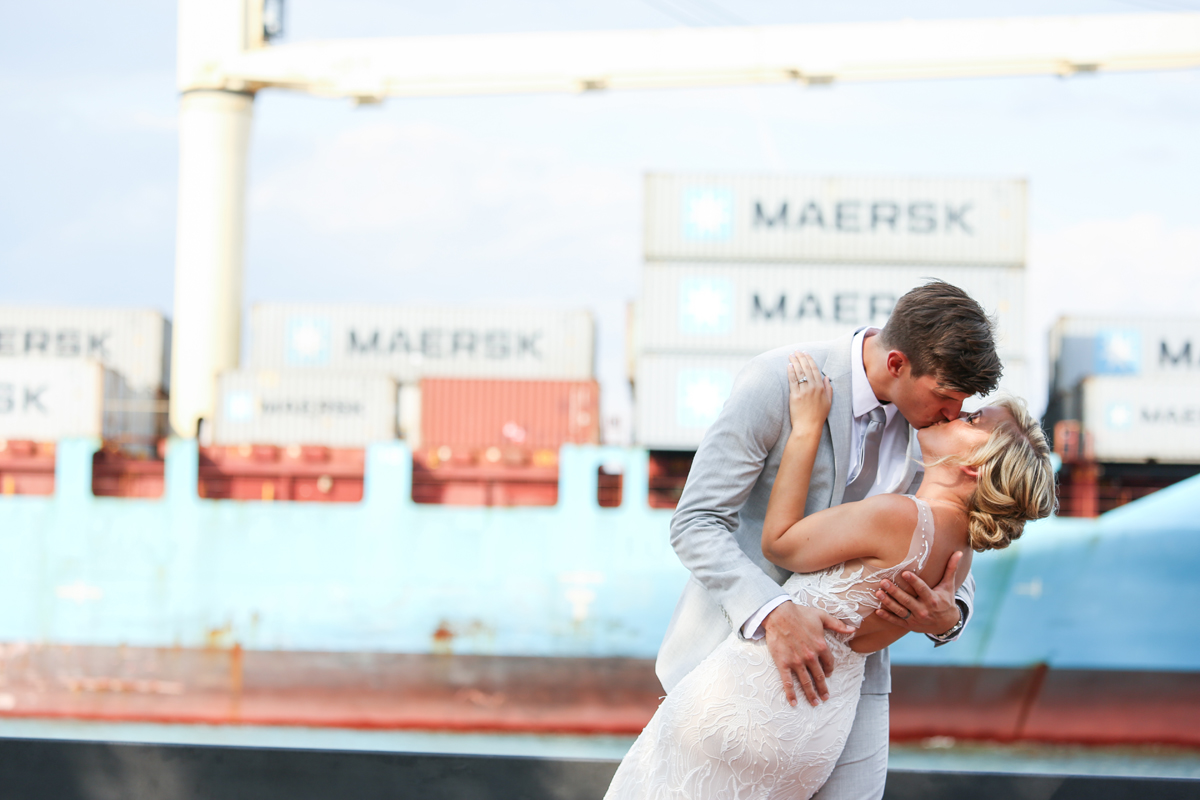 Morrell Park is right on River Street with the gorgeous view of the river and the bridge